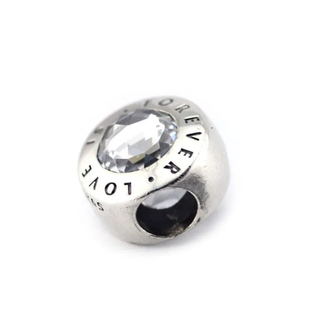 Love is Forever Silver 925 Clear Star Charm